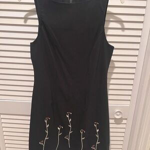 City Triangles, Women’s black sleeveless dress, size 7, Rayon/Polyester/Spandex
